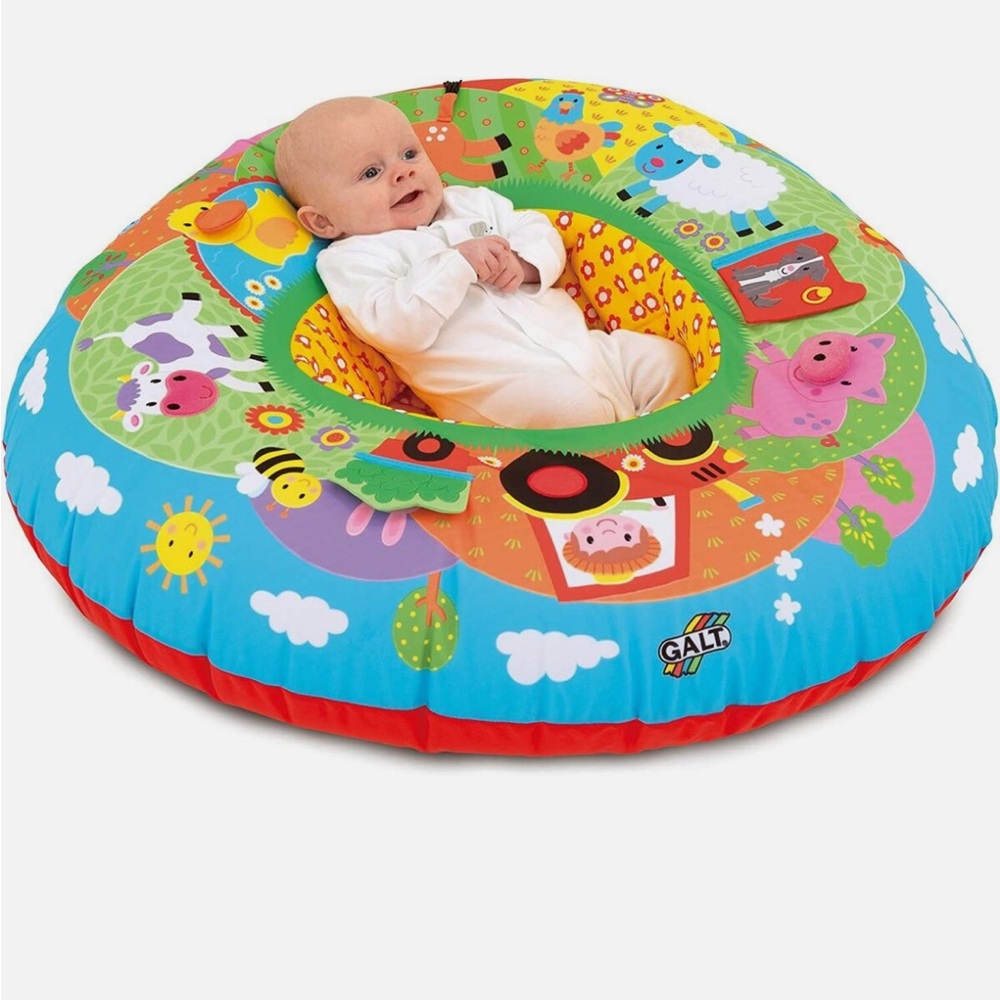 Galt Toys, Playnest - Farm, Sit Me Up Baby Seat, Ages 0 Months Plus